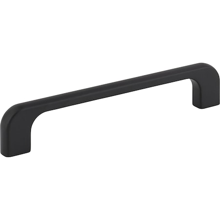 Jeffrey Alexander 128 mm Center-to-Center Matte Black Alvar Cabinet Pull 264-128MB